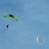 View the image: green parachute