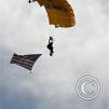 View the image: yellow parachute w usa flag